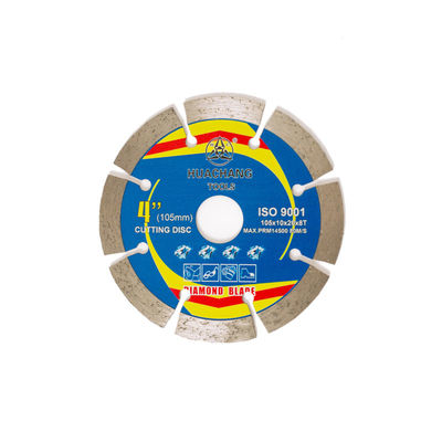 Wysokiej jakości 4,5 cala 105 × 1,2 / 1,8 × 10 × 20 × 8T Betonowe ostrze diamentowe Hot Press do ogólnego zastosowania, kamienia i betonu
