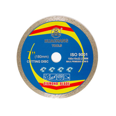 Wysokiej jakości prasa na gorąco 7 cali 180 × 1,6 / 2,2 × 10 × 22,23 mm Piła tarczowa do cięcia ogólnego zastosowania, ceramiki, marmuru