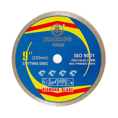 Hot Press 9 cali 230 × 1,8 / 2,6 × 10 × 22,23 mm Diamentowe brzeszczoty do płytek ogólnego przeznaczenia, ceramiki, marmuru i betonu