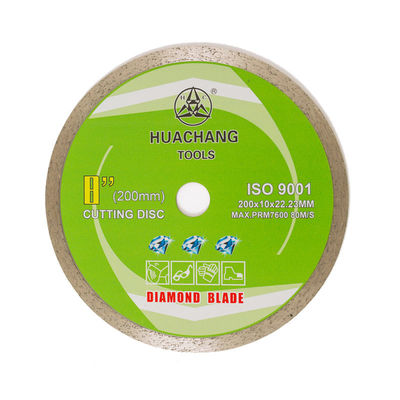 200 mm x 22, 23 mm 8-calowe ostrze diamentowe z ciągłym obrzeżem do muru
