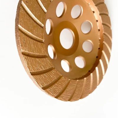 Wysokiej jakości 7 cali 180 × 4,5 × 20 × 22,23 mm Diamentowe ciągłe turbo szlifierskie koło garnkowe do betonu, kamienia