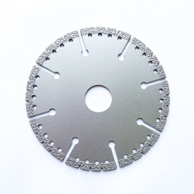 4,5 cala 115 × 1,4 / 2,4 × 8 × 9T × 22,23 Tarcza tnąca lutowana próżniowo diamentowa Wysoka jakość do kamienia Ceramiczny plastikowy marmur