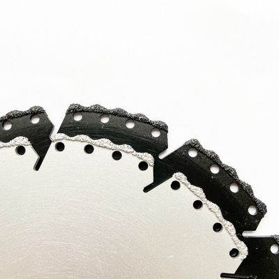 Wysokiej jakości 5 cali 125 × 1,4 / 2,4 × 8 × 9 T × 22,23 mm Tarcza tnąca diamentowa lutowana próżniowo do kamienia Ceramiczny plastikowy marmur