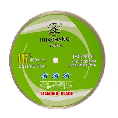 Prasa na zimno 16 cali '400 × 2,6 / 3,4 × 10 × 25,4 mm Ciągłe ostrze diamentowe do ogólnego zastosowania, ceramika