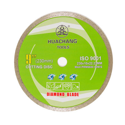 wysokiej jakości 9-calowa prasa na zimno 230 × 1,8 / 2,6 × 10 × 22,23 mm Ciągłe diamentowe ostrze do ogólnego zastosowania, ceramiki, marmuru