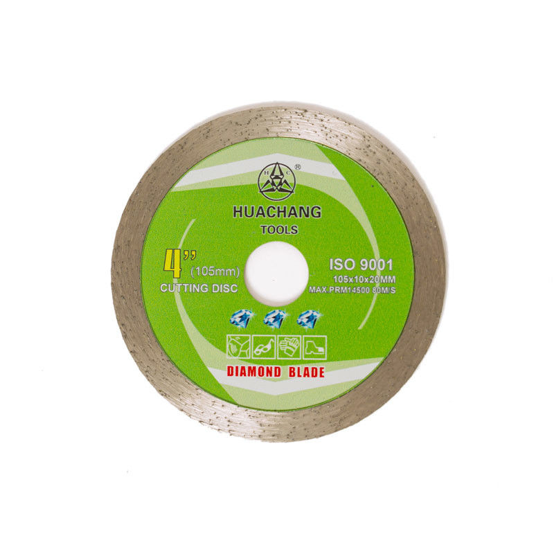 105 × 1,2 × 20MM 4-calowe ostrze diamentowe z ciągłym obrzeżem do murowania płytek