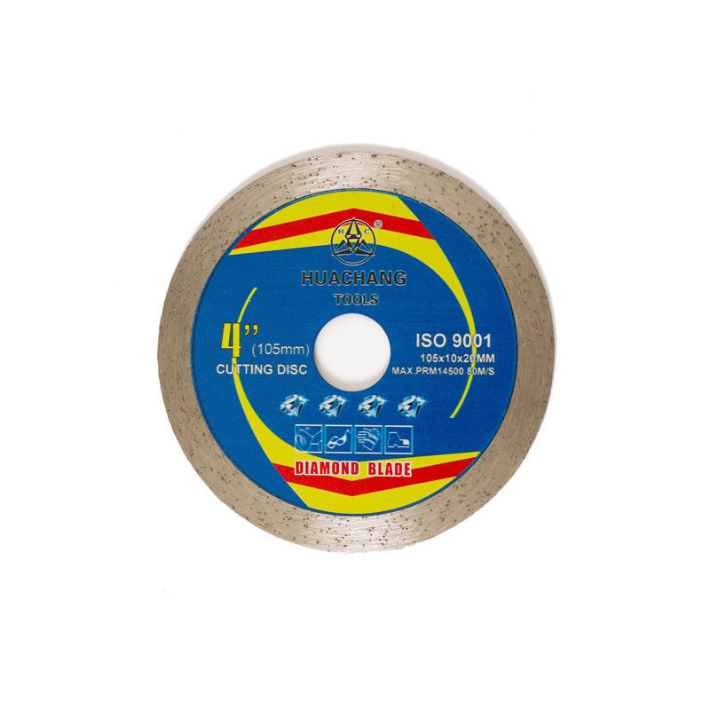 Prasa na gorąco 4 cale 105 * 1,8 / 1,2 * 10 * 8 * 20 mm Diamentowe brzeszczoty do płytek do ogólnego zastosowania, ceramiki, marmuru i betonu