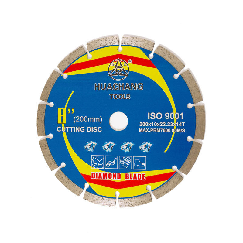 Hot Press 200 × 1,6 / 2,2 × 10 × 22,23 × 14T Diamentowy brzeszczot Segment diamentowy i stalowy korpus 65Mn do ceramiki, płytek, granitu, marmuru