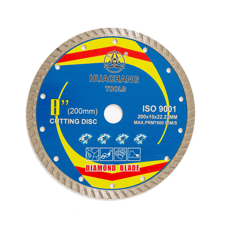 Wysokiej jakości prasa na gorąco 8 cali '200 × 1,6 / 2,6 × 10 × 22,23 mm Porcelanowe diamentowe ostrze 65Mn Stalowy korpus o długiej żywotności