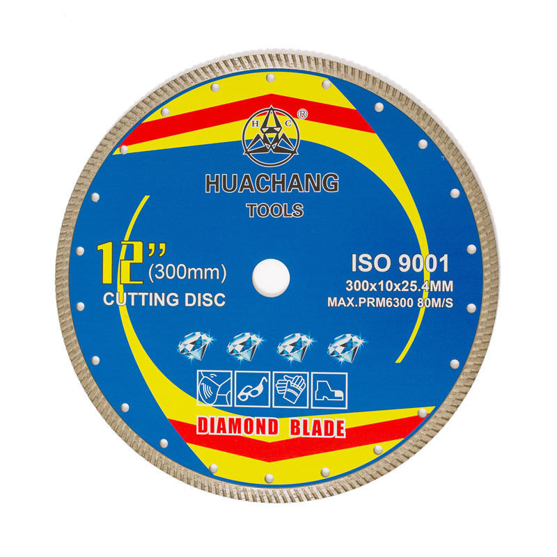 12-calowe 300 mm porcelanowe ostrze diamentowe wysokiej jakości do cięcia płytek porcelanowych o średnicy 25,4 mm