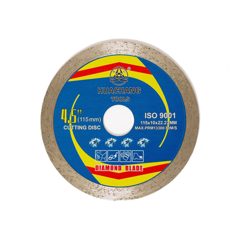Hot Press 4,5 cala 115 × 1,2 / 1,8 × 10 × 22,23 mm Diamentowe brzeszczoty do płytek do ogólnego zastosowania, ceramiki, marmuru i betonu
