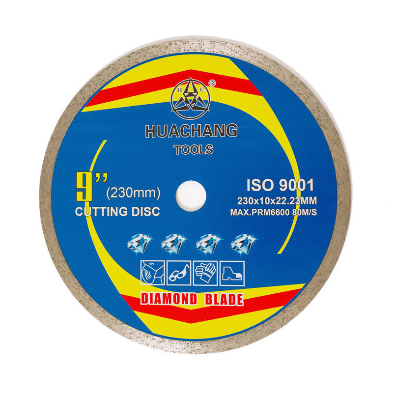 Hot Press 9 cali 230 × 1,8 / 2,6 × 10 × 22,23 mm Diamentowe brzeszczoty do płytek ogólnego przeznaczenia, ceramiki, marmuru i betonu