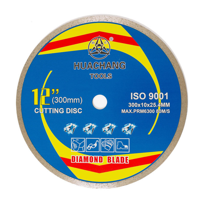 12 cali '300 × 2,0 / 3,0 × 10 × 25,4 mm Diamentowe brzeszczoty do cięcia na gorąco do ogólnego zastosowania, ceramiki, marmuru i betonu