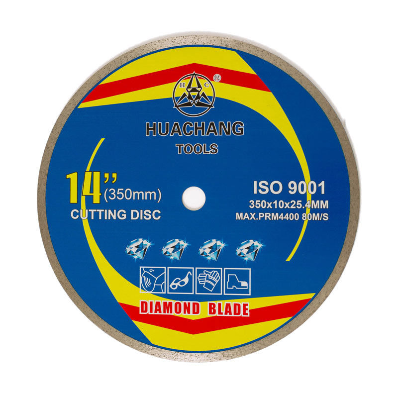Hot Press 14 cali 350 × 2,2 / 3,2 × 10 × 25,4 mm Diamentowe brzeszczoty do płytek do ogólnego zastosowania, ceramiki, marmuru i betonu