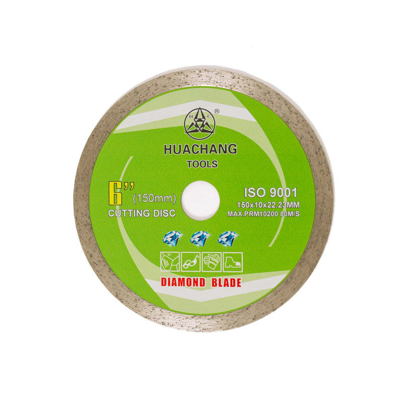 Prasa na zimno 6 cali '150 × 1,4 / 2,0 × 10 × 22,23 mm Ciągłe diamentowe ostrze wysokiej jakości do ogólnego zastosowania, ceramiki, marmuru