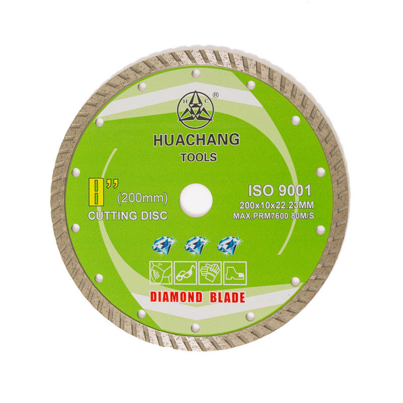 Turbo Diamond Blade Cold Press 8 cali 200 × 10 × 22,23 mm Wysoka jakość do ogólnego zastosowania, ceramika, marmur