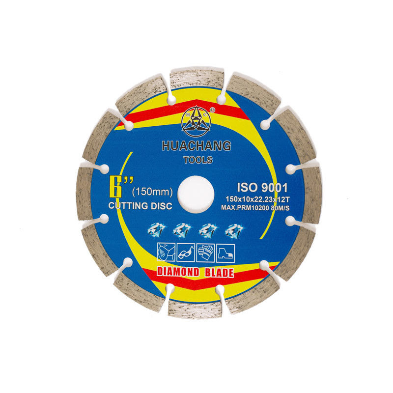 Prasa na gorąco 6 cali 150 × 1,4 / 2,0 × 10 × 22,23 × 12 T Diamentowa piła do betonu Betonowa tarcza diamentowa do szlifierki