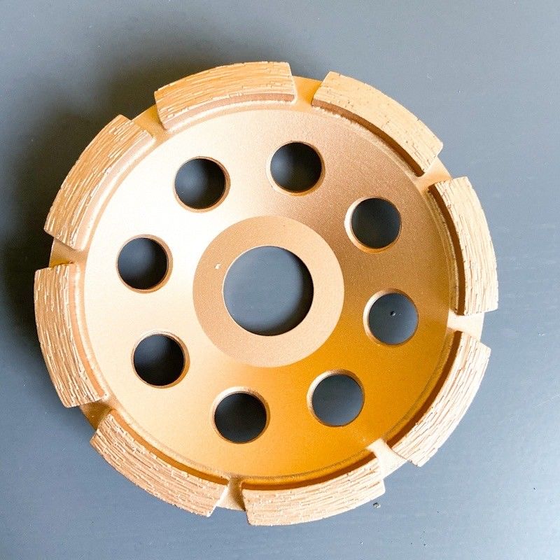 5-calowe spawane laserowo 125 × 10 T (30 × 5 × 7,2) × 22,23 mm Jednorzędowe diamentowe koło garnkowe do betonu, kamienia, twardych materiałów budowlanych