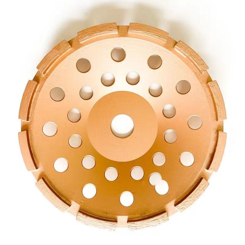 Fabrycznie 7-calowe spawane laserowo 180 mm diamentowe jednorzędowe ściernice garnkowe do betonu, kamienia, twardych materiałów budowlanych