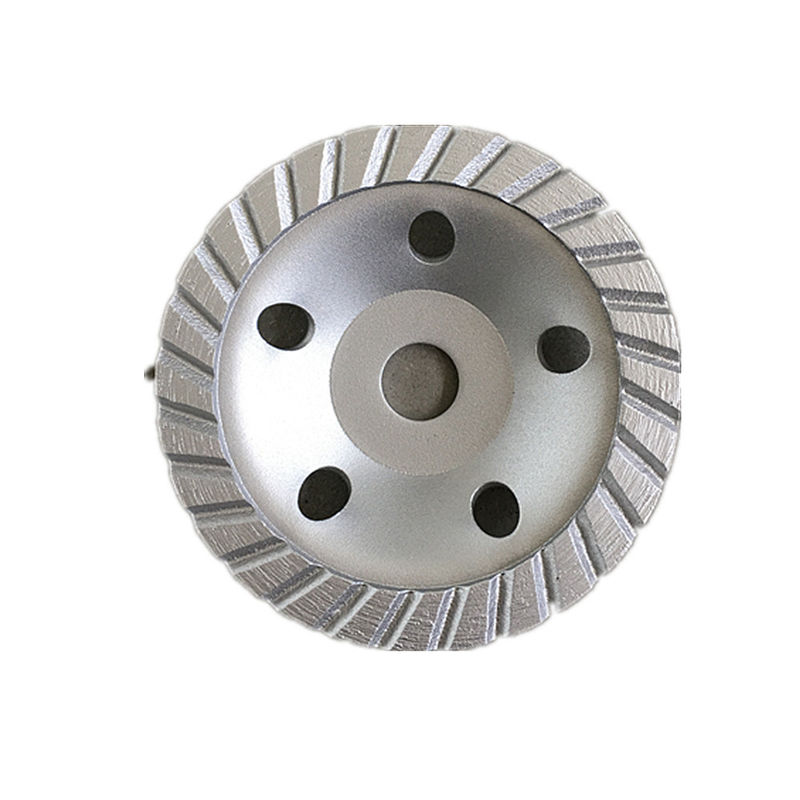 Prasa na gorąco 4 cale 105 × 4,5 × 20 × 22,23 mm Spiekane 105 mm Diamentowe ciągłe turbo szlifierskie koło garnkowe do betonu, kamienia
