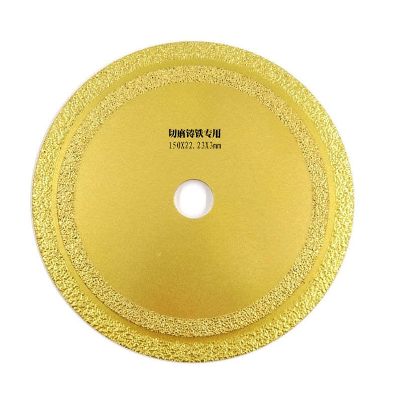 150 × 1,6 / 2,4 × 8 × 22,23 mm Piła diamentowa lutowana próżniowo do cięcia żeliwa Marmur Metal Stal nierdzewna Pożar